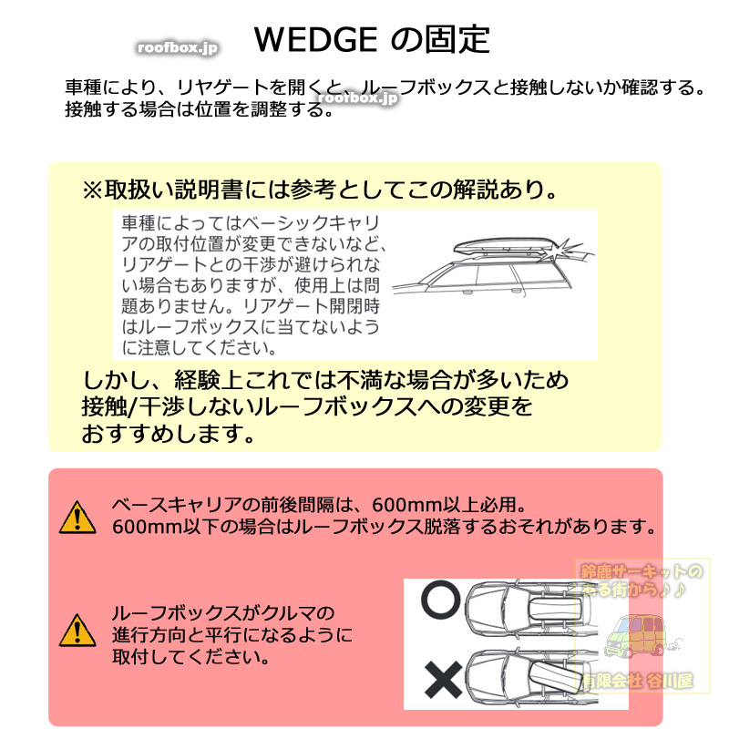 リヤゲート干渉について